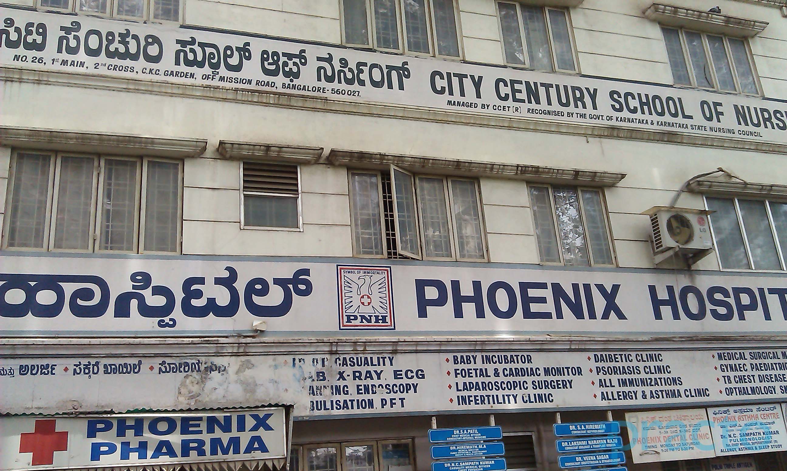 Phoenix Hospital Mission Road Bangalore