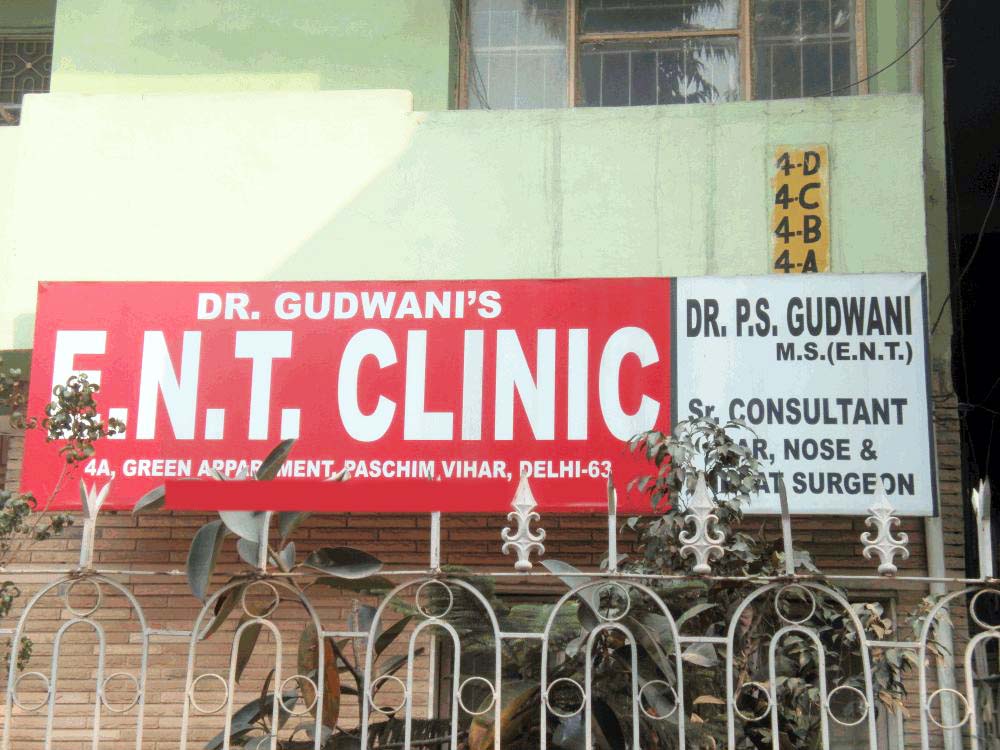 Dr. Gudwani's Ent Clinic Paschim Vihar Delhi